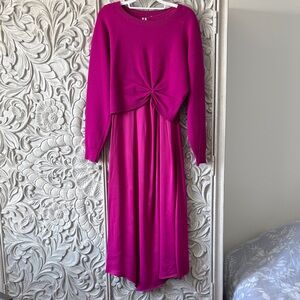 Anthropologie Gemini Twofer Sweater + Dress Set